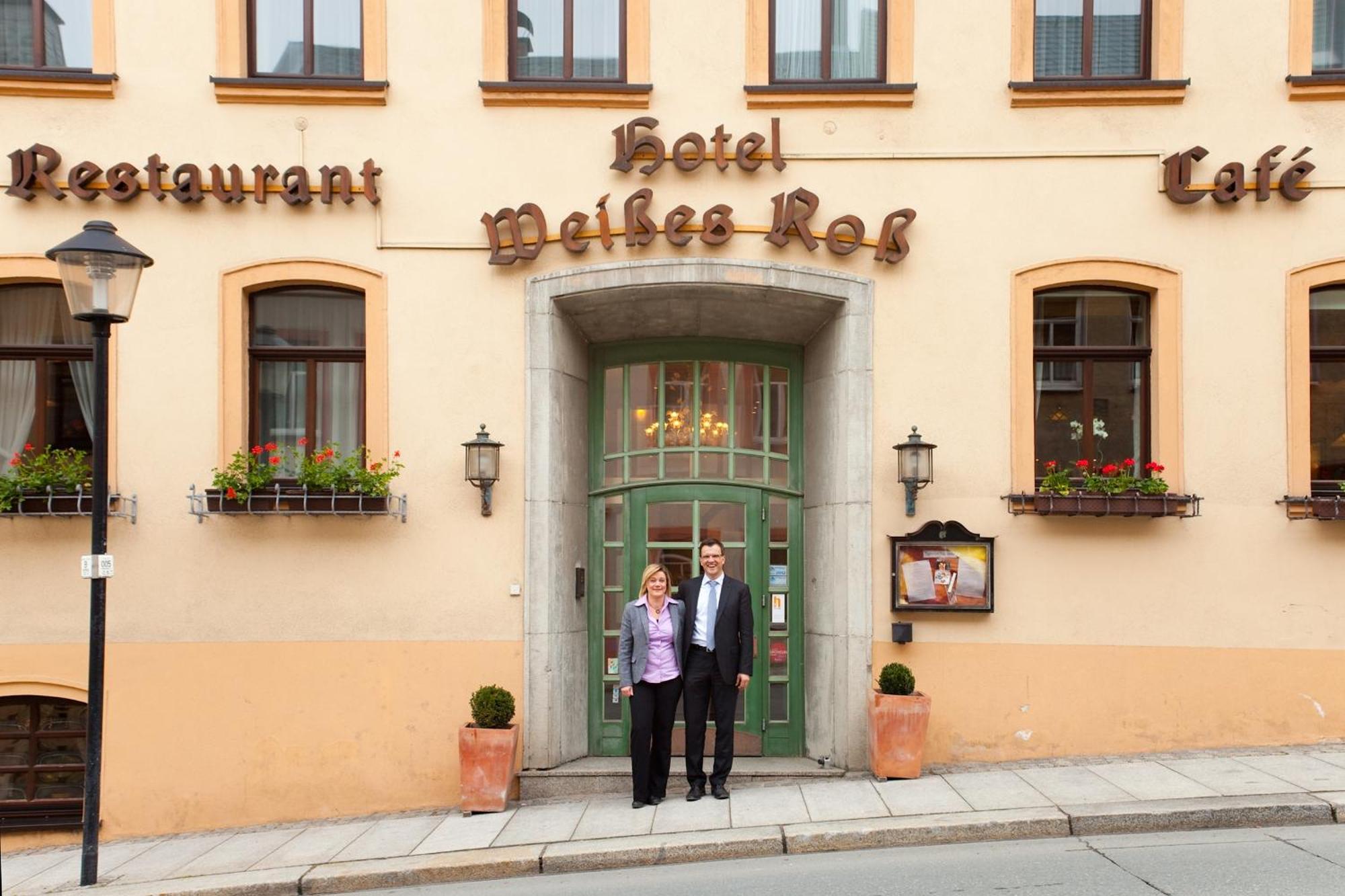 Hotel Weisses Ross Marienberg Buitenkant foto